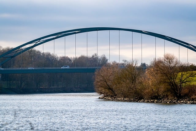 Free download bridge river danube architecture free picture to be edited with GIMP free online image editor