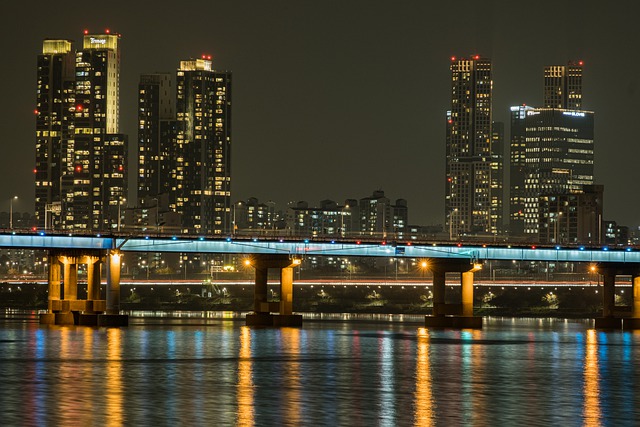 Free download bridge river han river buildings free picture to be edited with GIMP free online image editor