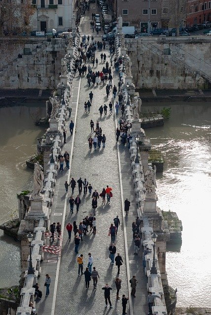 Free download Bridge Rome Tiber -  free photo or picture to be edited with GIMP online image editor