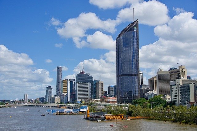 Free download Brisbane Cityscape Skyline -  free photo or picture to be edited with GIMP online image editor