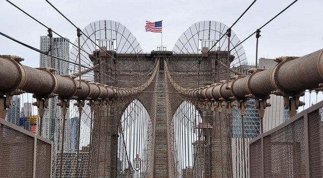 Free download Brooklyn Bridge New York -  free photo or picture to be edited with GIMP online image editor