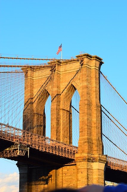 Free download Brooklyn Usa Bridge -  free photo or picture to be edited with GIMP online image editor