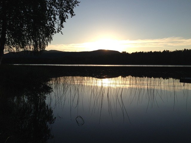 Free download Bässesjön Lake Landscapes -  free photo or picture to be edited with GIMP online image editor