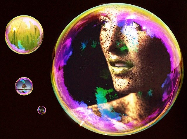 Free download Bubble Girl Woman -  free illustration to be edited with GIMP free online image editor