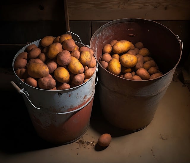 Free download bucket potato farm food organic free picture to be edited with GIMP free online image editor