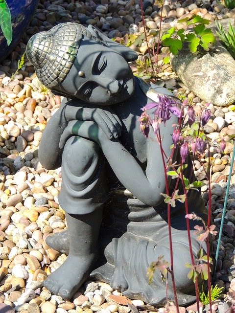 Free download Buddha Garden Ornament -  free photo or picture to be edited with GIMP online image editor