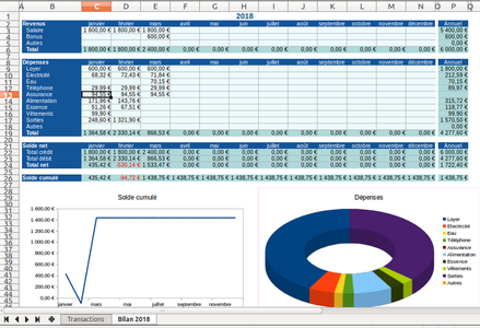 Free download Budget finances DOC, XLS or PPT template free to be edited with LibreOffice online or OpenOffice Desktop online