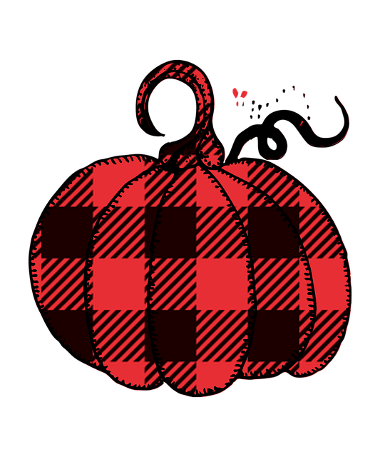 Free download Buffalo Plaid Pumpkin Fall -  free illustration to be edited with GIMP free online image editor