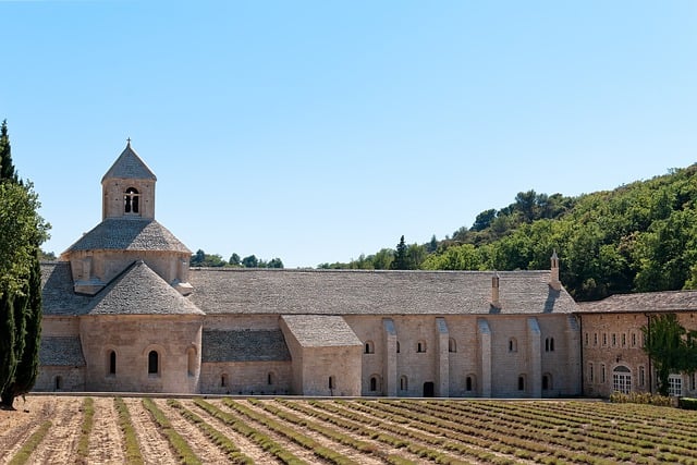 Free download building abbey senanques gordes free picture to be edited with GIMP free online image editor