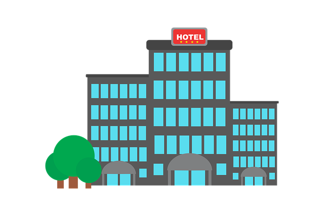 Free download Building Hotel Accommodation -  free illustration to be edited with GIMP free online image editor