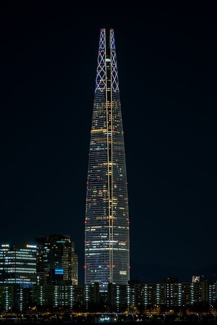 Free download building tower lotte tower free picture to be edited with GIMP free online image editor