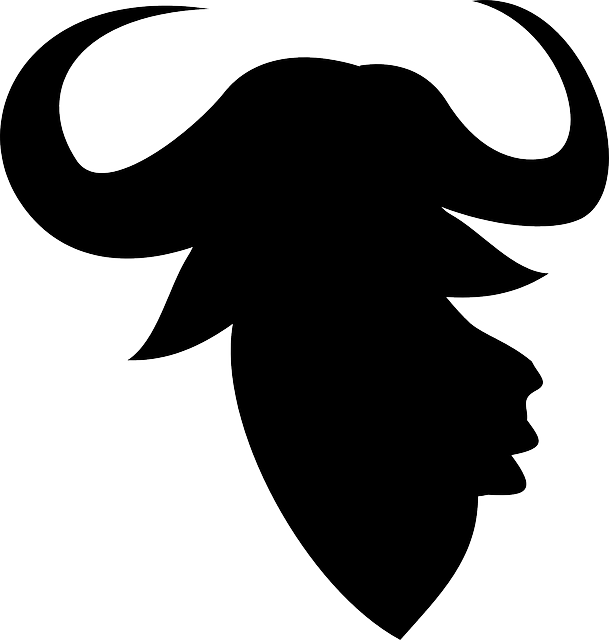 Free download Bull Horns Sillhouette - Free vector graphic on Pixabay free illustration to be edited with GIMP free online image editor