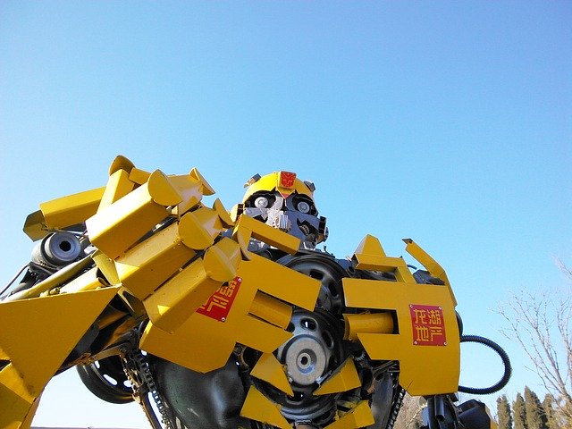 Free download Bumblebee Robot -  free photo or picture to be edited with GIMP online image editor