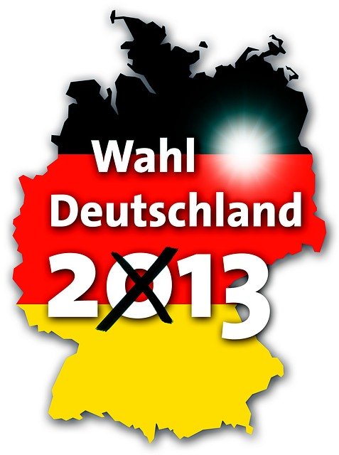 Free download Bundestagswahl September 2013 -  free illustration to be edited with GIMP free online image editor