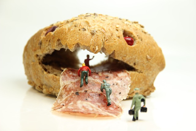 Free download bun salami miniature figures loaf free picture to be edited with GIMP free online image editor