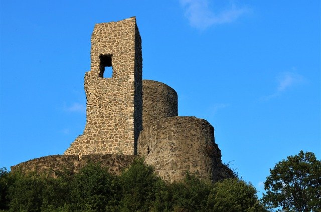 Free download Burgruine Tower Window -  free free photo or picture to be edited with GIMP online image editor