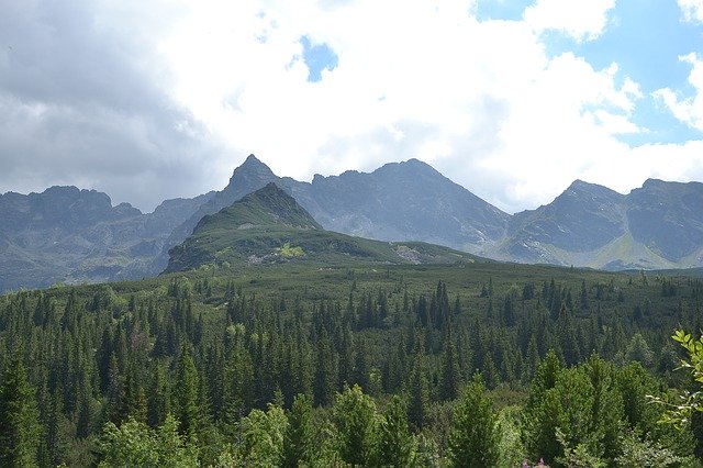 Free download Buried Mountains Hala Gąsienicowa -  free photo or picture to be edited with GIMP online image editor