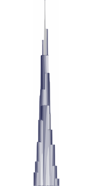 Free download Burj Khalifa Skyscraper Dubai - Free vector graphic on Pixabay free illustration to be edited with GIMP free online image editor