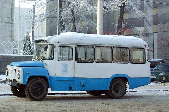 Free download Bus Kyrgyzstan Old -  free photo or picture to be edited with GIMP online image editor