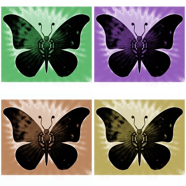 Free download Butterflies Insects Background -  free illustration to be edited with GIMP free online image editor