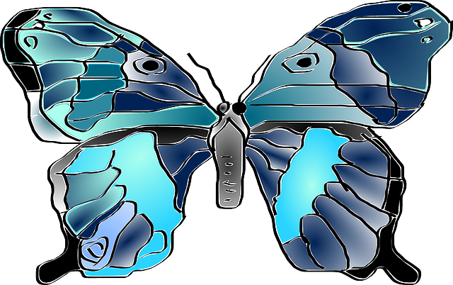 Free download Butterfly Blue - Free vector graphic on Pixabay free illustration to be edited with GIMP free online image editor