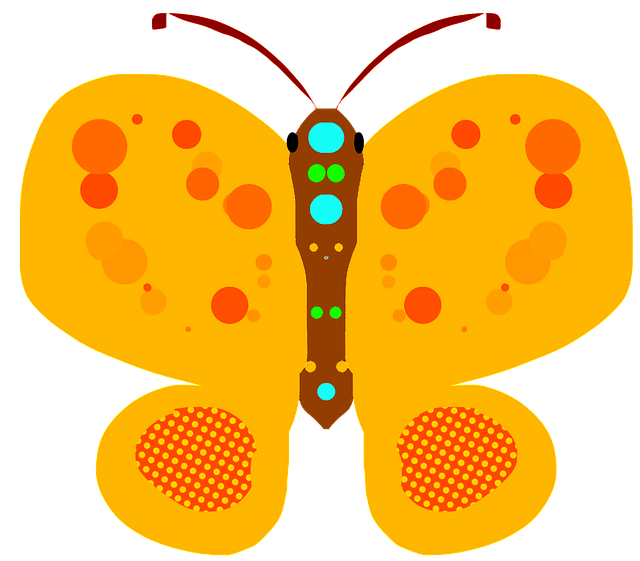 Free download Butterfly Drawing Spring -  free illustration to be edited with GIMP free online image editor