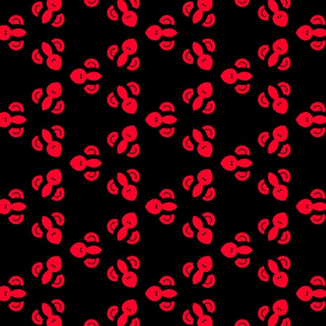 Free download Butterfly Pattern Black Background -  free illustration to be edited with GIMP free online image editor