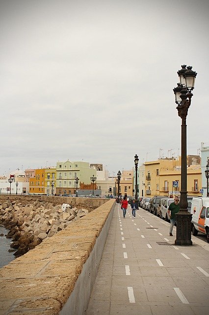 Free download Cadiz Spain Sea -  free photo or picture to be edited with GIMP online image editor