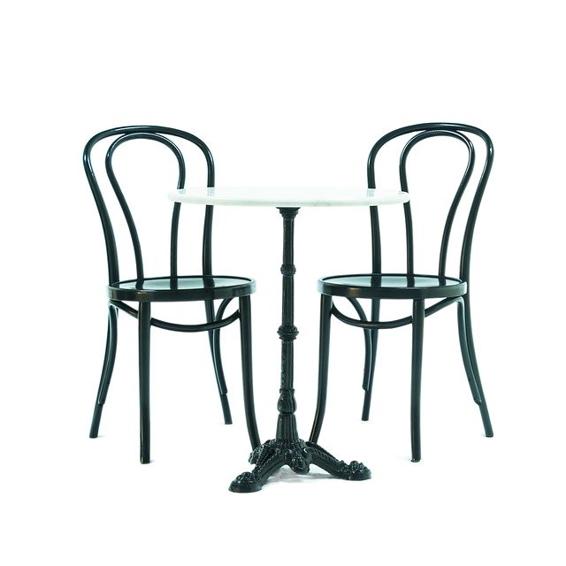 Free download Cafe House Table Bentwood -  free illustration to be edited with GIMP free online image editor