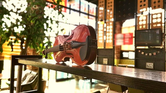 Free download Cafe Violin Props -  free photo or picture to be edited with GIMP online image editor