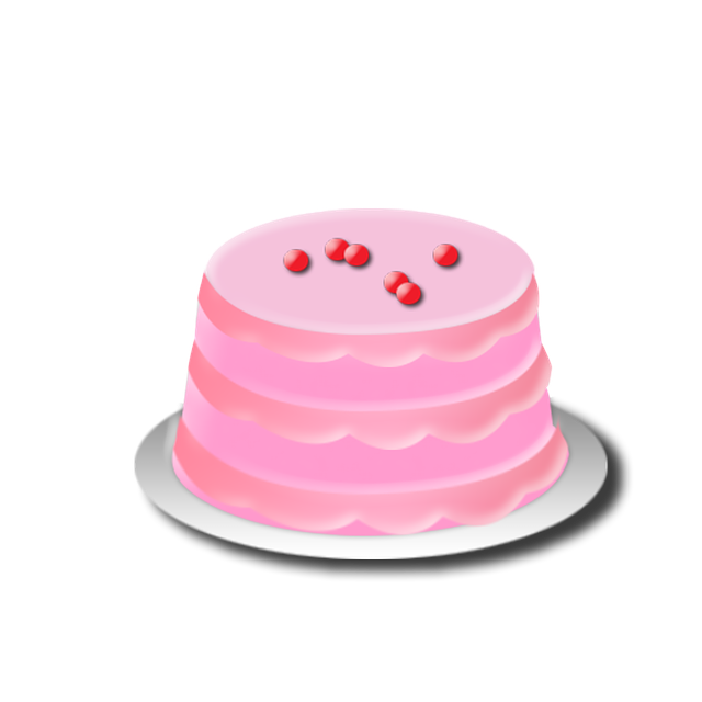 Download gratuito do bolo de aniversário rosa - ilustração gratuita para ser editada com o editor de imagens on-line gratuito do GIMP