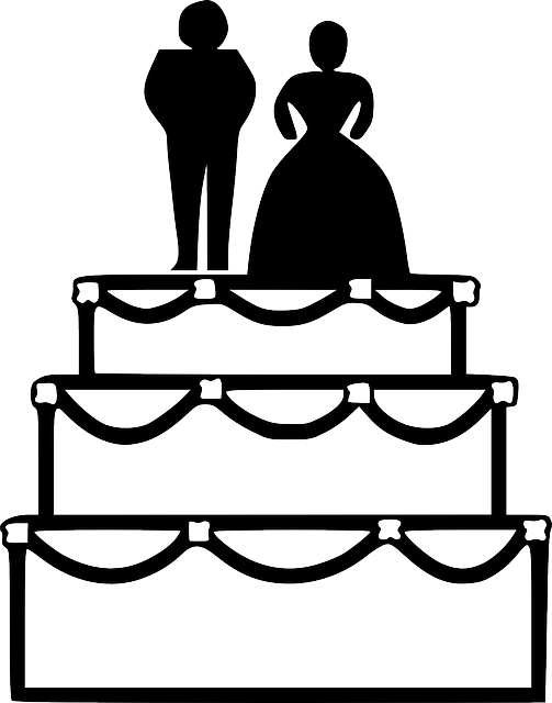 Free download Cake Wedding Bride - Free vector graphic on Pixabay free illustration to be edited with GIMP free online image editor