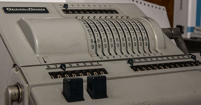 Free download Calculating Machine Office Count -  free photo or picture to be edited with GIMP online image editor