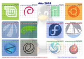 Free download Calendario Linuxero Jvare 2018 free photo or picture to be edited with GIMP online image editor