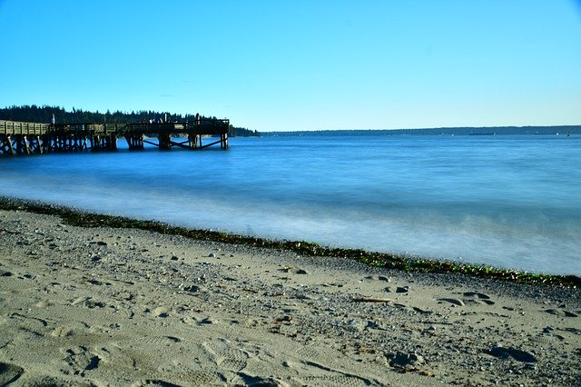 Free download Calm Water Silky Beach -  free photo or picture to be edited with GIMP online image editor