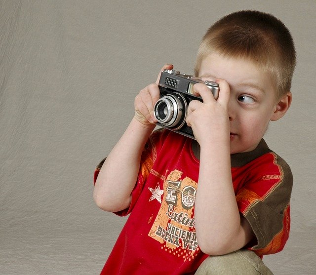 Free download Camera Child Studio Photography -  free photo or picture to be edited with GIMP online image editor