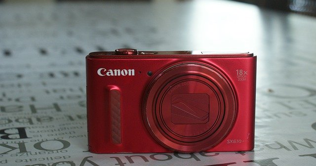 Free download Camera Red Canon -  free photo or picture to be edited with GIMP online image editor