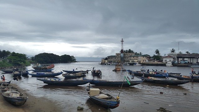 Free download Cameroon Fishing Village -  free photo or picture to be edited with GIMP online image editor