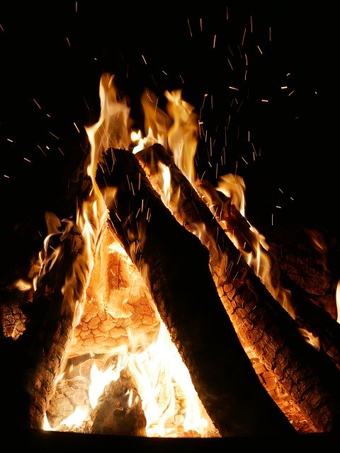 Free download Campfire Fire Embers -  free photo or picture to be edited with GIMP online image editor