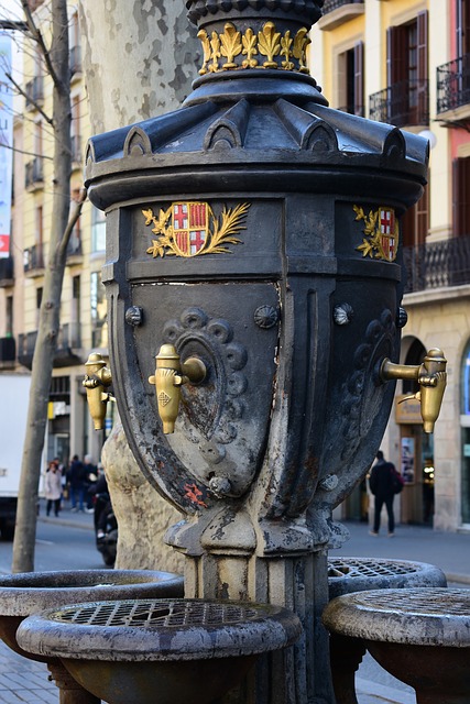 Free download Canaletas Fountain Barcelona -  free photo or picture to be edited with GIMP online image editor