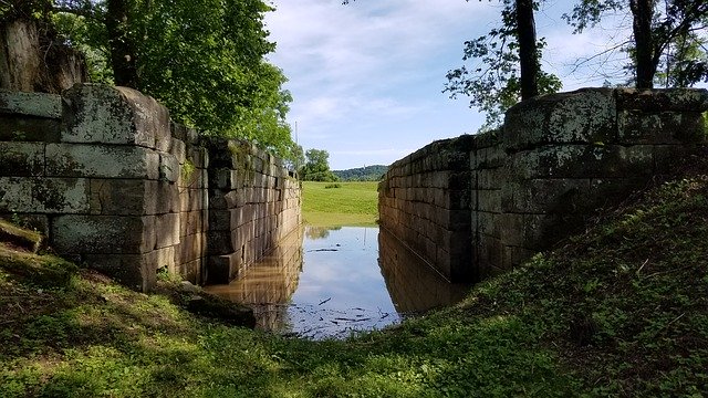 Free download Canal Lock -  free photo or picture to be edited with GIMP online image editor