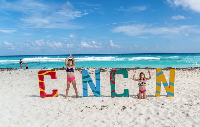 Free download Cancun Mexico Sign free photo template to be edited with GIMP online image editor