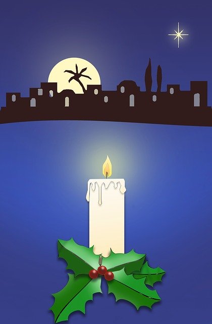 Free download Candle Christmas Stars -  free illustration to be edited with GIMP free online image editor