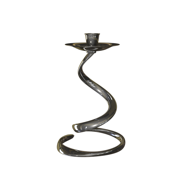 Free download Candle Holder Spiral Metal -  free illustration to be edited with GIMP free online image editor