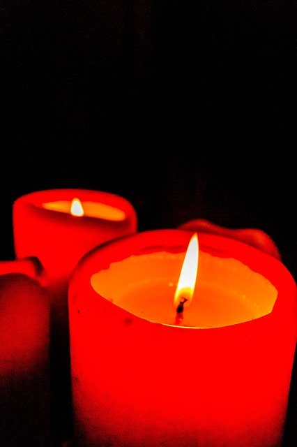 Free download Candles Red Flame -  free photo or picture to be edited with GIMP online image editor