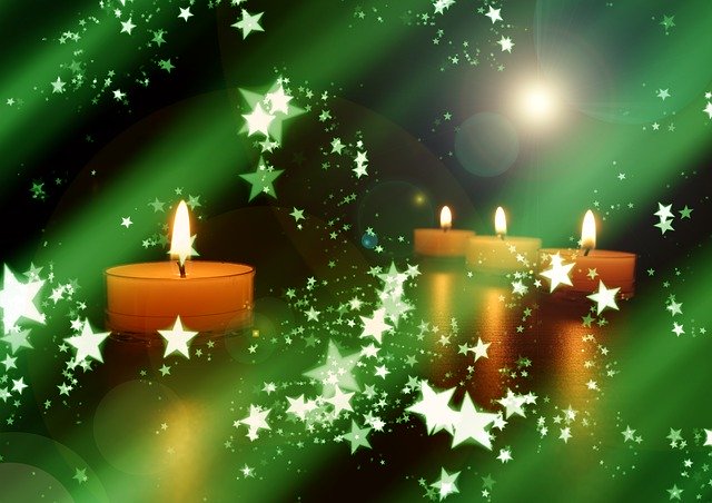 Free download Candles Star Christmas -  free illustration to be edited with GIMP free online image editor