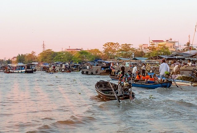 Free download Can Tho Cai Rang River -  free photo or picture to be edited with GIMP online image editor