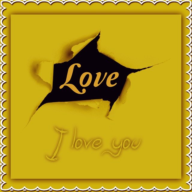 Free download Card I Love You -  free illustration to be edited with GIMP free online image editor