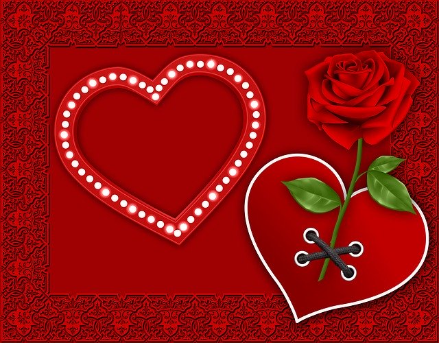 Free download Card Red Heart -  free illustration to be edited with GIMP free online image editor