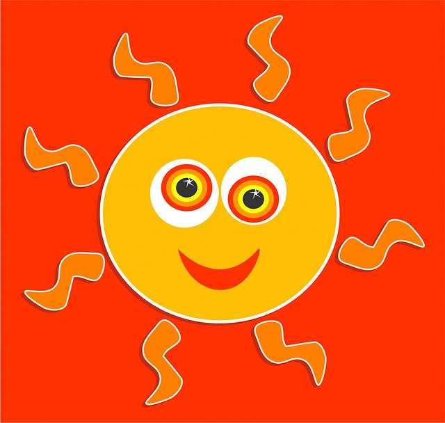 Cartoon Sun Summer